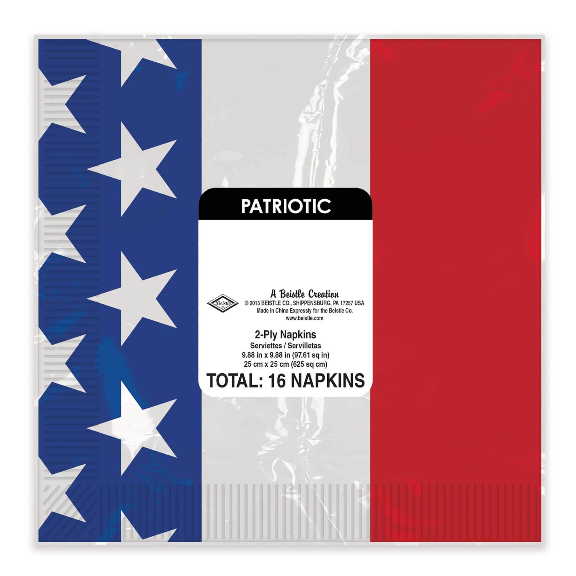 Beistle Patriotic Beverage Napkins, 32ct.